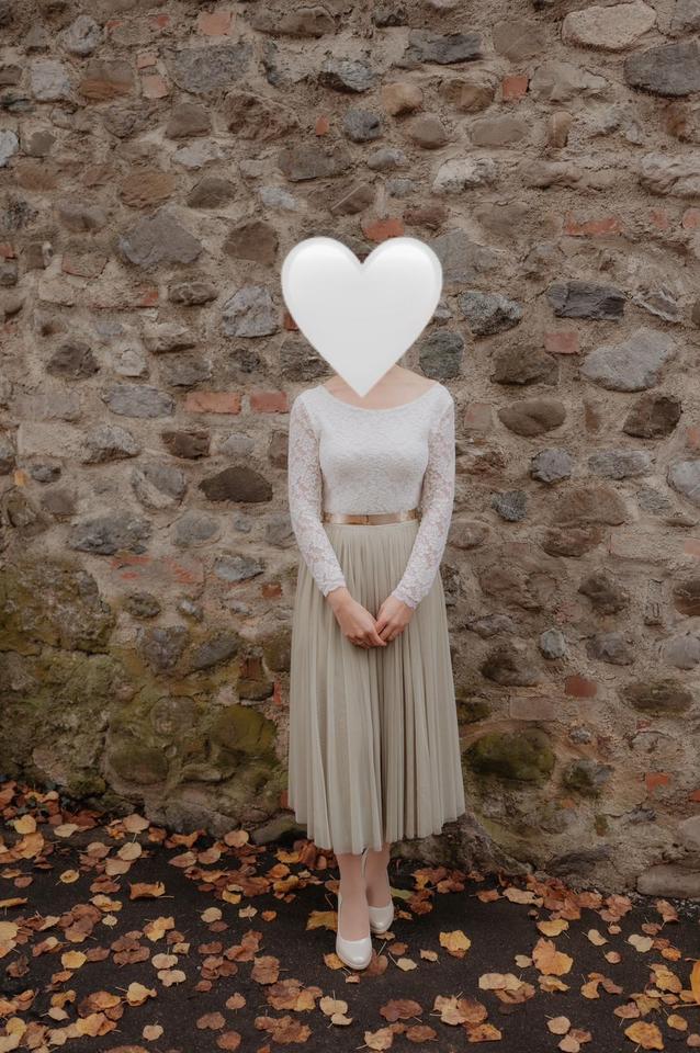 Standesamt Outfit, 3-teilig, Constant Love, XS/34, Tüllrock in Leutkirch im Allgäu