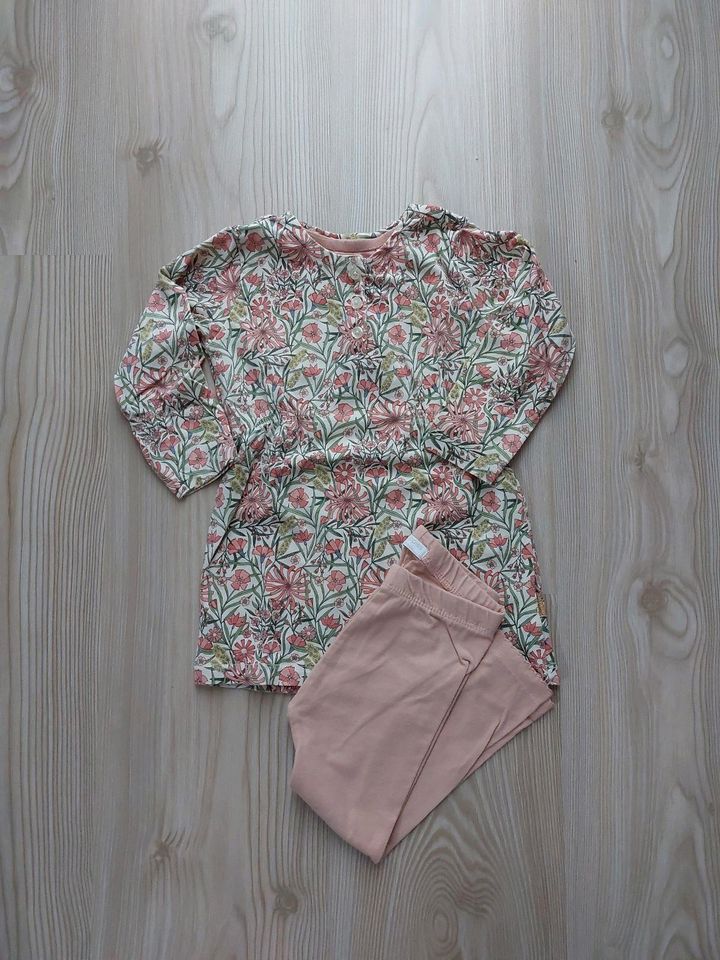 Noppies Set (Kleid, Leggings) Gr. 80  Fb. beige, rosa in Burgrieden