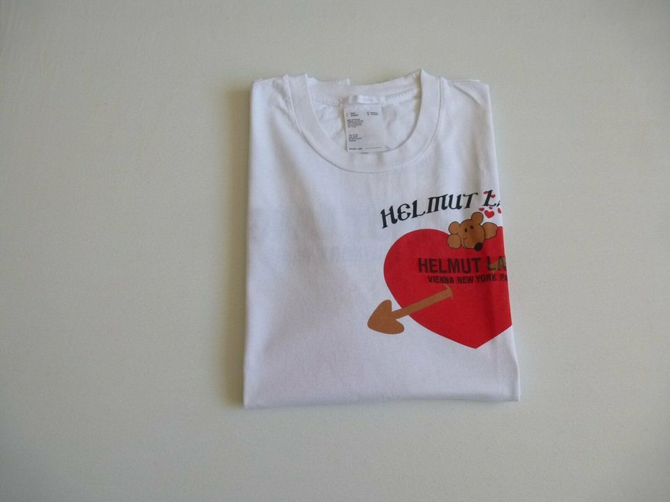 Helmut Lang Shirt Heart Gr. L weiß in Kamenz