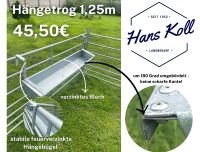 Futtertrog für Schafe 1,25m Einhängetrog Hängetrog Überhängetrog Tröge  Aktion kostenloser Versand Schaftrog 125cm verzinkt Hängetrog Kraftfutter Schleswig-Holstein - Meggerdorf Vorschau