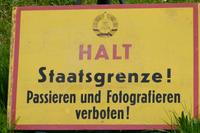 DDR Grenzschild Sachsen - Sohland Vorschau