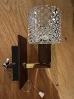 Wandlampe 60-er Jahre Holz/Glas Baden-Württemberg - Riederich Vorschau