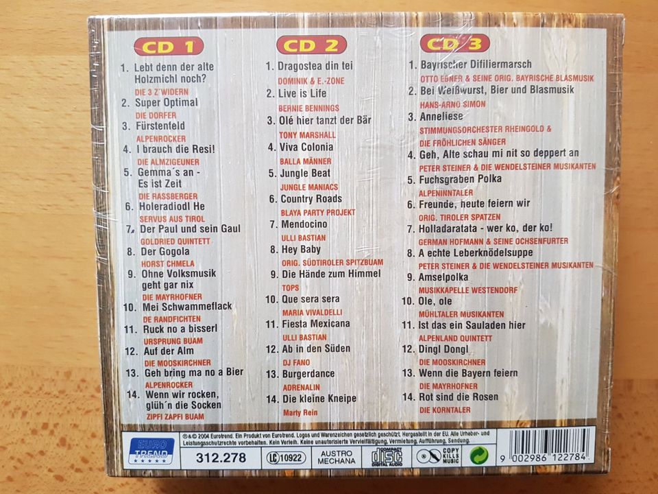 10 Doppel-/Dreifach-Musik-CD-Boxen, OVP - Deutsch in Burkardroth