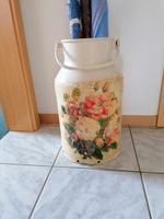 Alte Milchkanne, 20 Liter, cremefarben mit floralem Motiv Niedersachsen - Celle Vorschau