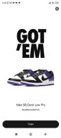 Nike SB Dunk Low Pro GT court purple / Größe 42 Baden-Württemberg - Großrinderfeld Vorschau