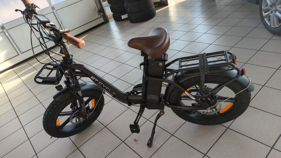 E-Faltrad ET-Cycle F1000 Fat-Bike - prima fürs Wohnmobil - sofort in Tostedt