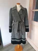 Mantel Trenchcoat Größe L 40 Kurzmantel Jacke schwarz weiß Schleswig-Holstein - Flensburg Vorschau