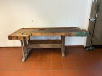 Alte Holzwerkbank vom Ostthüringer Möbelwerk in Zeulenroda (DDR) Niedersachsen - Osnabrück Vorschau