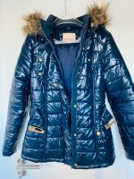 Review Jacke blau Kapuze fake fur Winterjacke M 38 Bayern - Aschaffenburg Vorschau