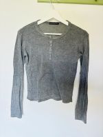 Langarm Shirt, Brandy Melville, dunkelgrau mit Knöpfen Herzogtum Lauenburg - Ratzeburg Vorschau