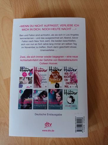 Nächstes Jahr am selben Tag - Colleen Hoover in Bremen