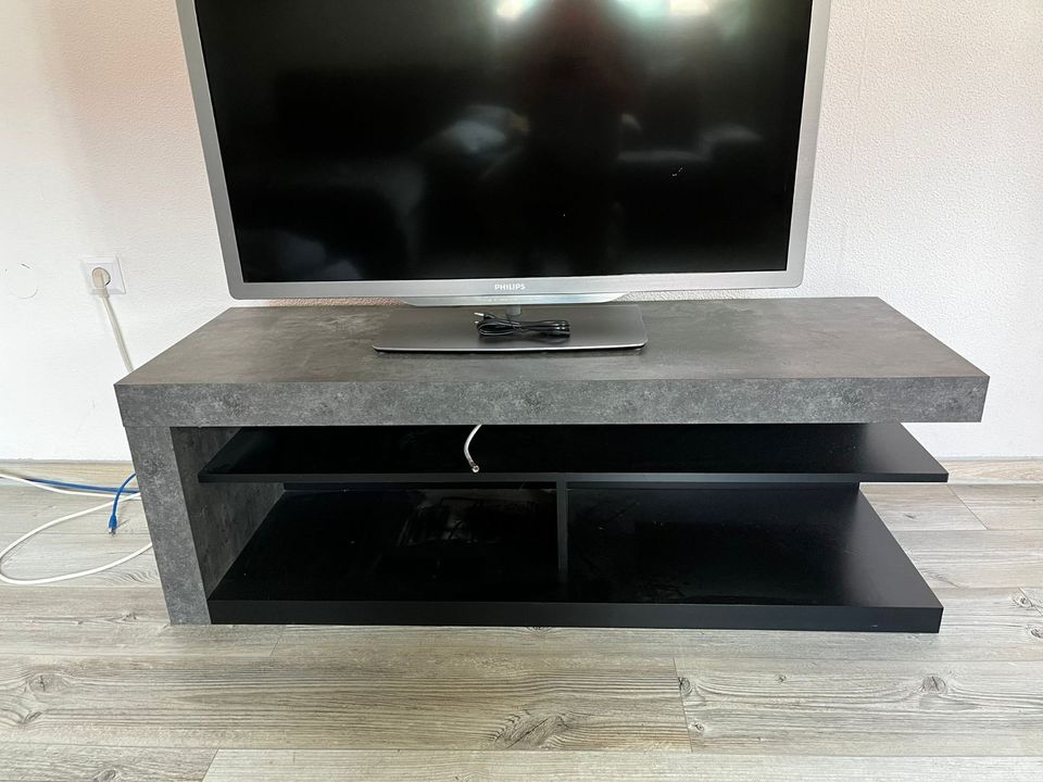 Lowboard, TV-Schrank Betonoptik in Großkrotzenburg