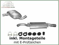 Auspuff Set für VW Corrado 53I 1.8 16V 136PS Mitteltopf + Endtopf Friedrichshain-Kreuzberg - Friedrichshain Vorschau