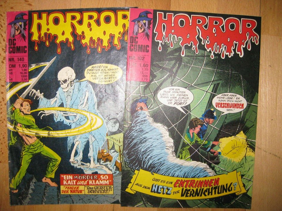 Verschiedene Comics 70er/80er Jahre Gespenster/ Spuk/ Horror usw in Standenbühl