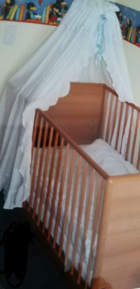 Baby-Bettwäsche mit Himmel in Weiß in Castrop-Rauxel