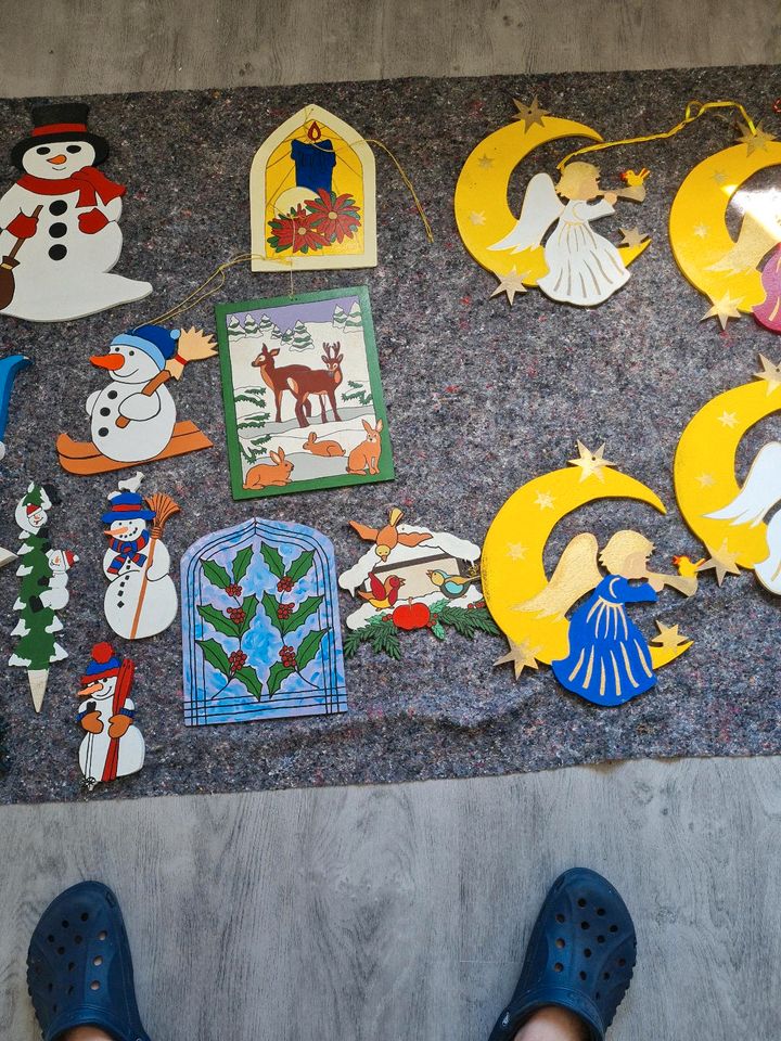 Selbstgemachte Holzfiguren Weihnachten in Lippstadt