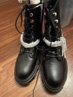 Chunky Boots schwarz Gr. 40 mit Kette Stiefel, Stiefelette only Mülheim - Köln Buchforst Vorschau