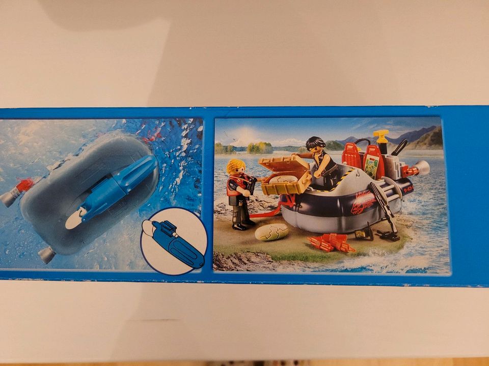 Playmobil Luftkissenboot mit Unterwassermotor in Heist