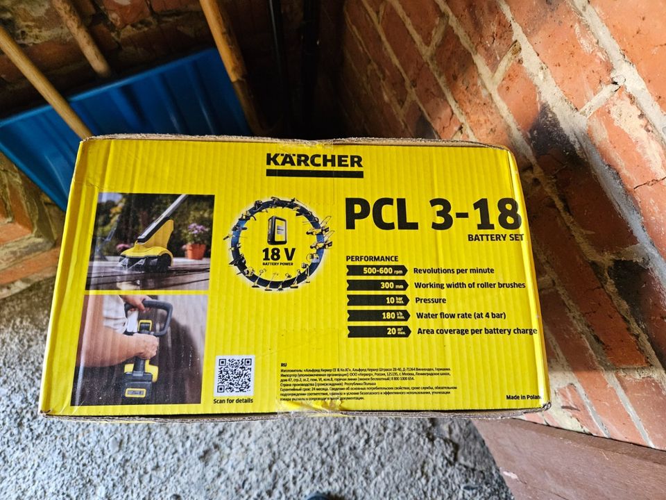 Kärcher 18 V Akku-Terrassenreiniger PCL 3-18 Battery Set in Gudensberg