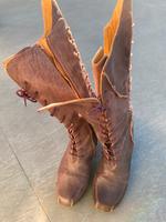 Stiefel Wildleder in altrosa Berlin - Spandau Vorschau