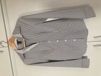 H&M Basic Langarmbluse Gr. 36 S grau weiß gestreift Figurbetont Hessen - Groß-Gerau Vorschau