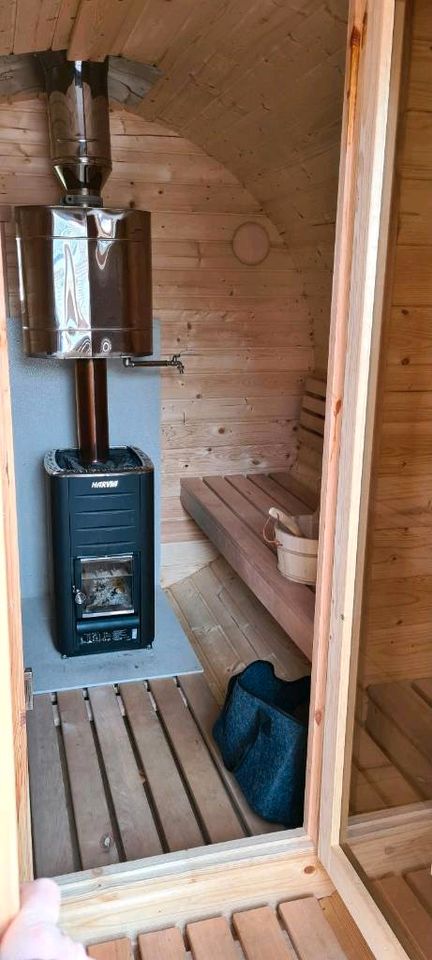 Sauna Fasssauna mobile Fasssauna mieten leihen in Gummersbach