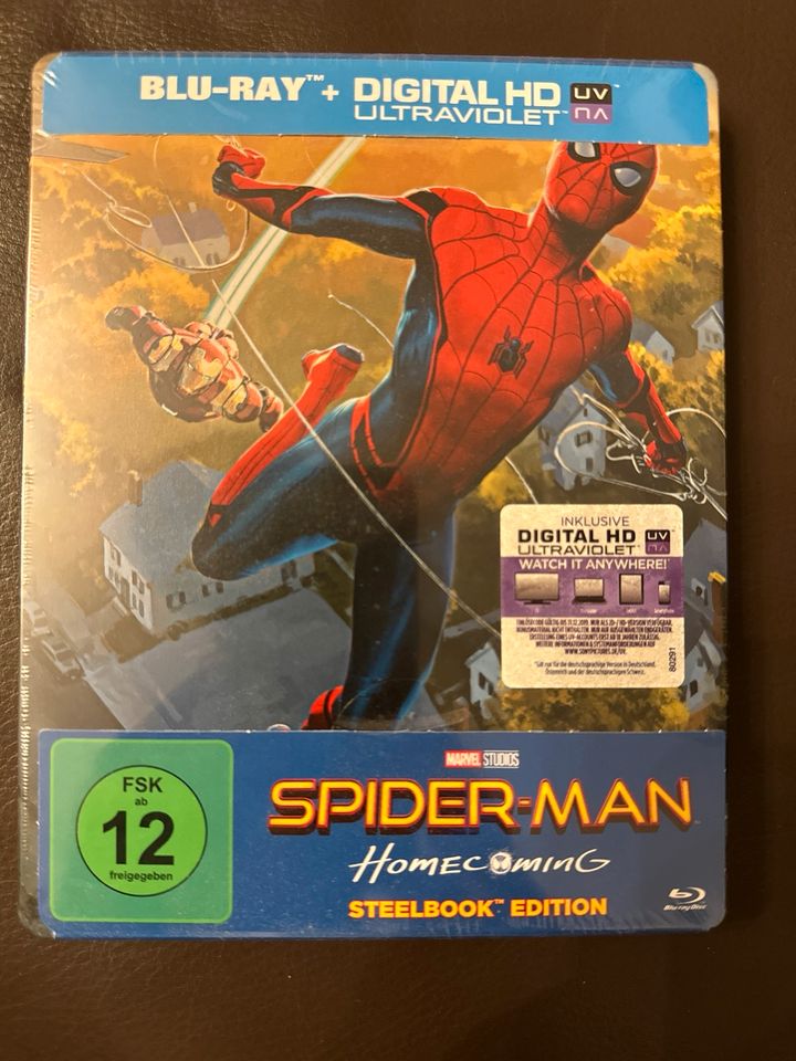 Spider-Man homecoming Bluray steelbook neu & OVP in Idstein