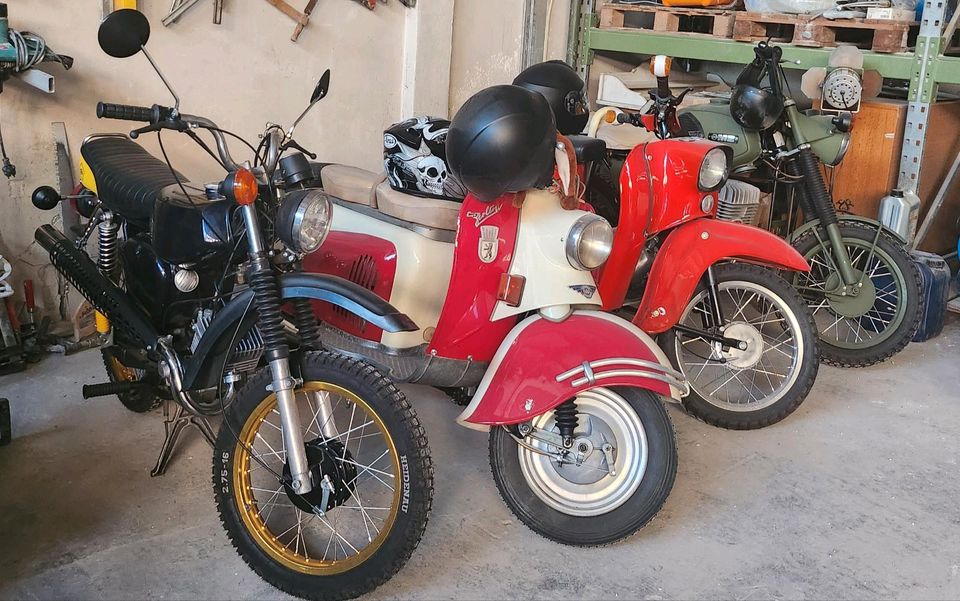 DDR Mopeds, Simson, IWL, MZ in Nürnberg (Mittelfr)