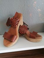 Eh! Sandalen Leder cognac Made in Spain Sachsen - Eilenburg Vorschau