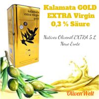 Kalamata Gold Extra Virgin - Natives Olivenöl EXTRA 5 L - 0,3% Baden-Württemberg - Wangen im Allgäu Vorschau