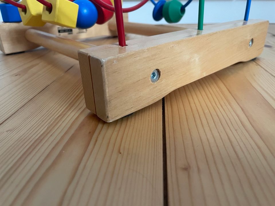 IKEA Mula Motorikschleife Holzspielzeug Montessori in Radeburg