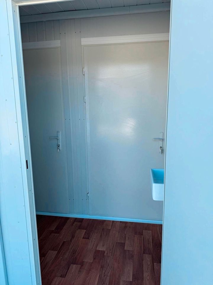 ✅ Hygienemodul / Sanitärcontainer - Getrennte Kabinen Damen & Herren ✅ 4m x 2,4m WC-Komplex - Frauen: 2 Toiletten, 2 Waschbecken - Männer: Toilette, Urinal & Waschbecken - WC-Container Sanitärsystem in Hagen