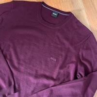 Neu: HUGO BOSS Pullover Gr. XL Schurwolle Bordeaux weinrot Berlin - Treptow Vorschau