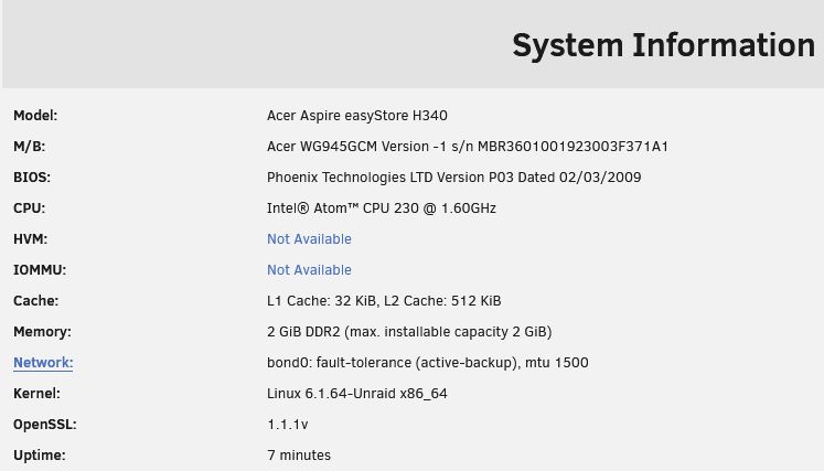 Home Server Acer Aspire easyStore H340 9+2TB in Stammham b. Ingolstadt