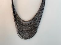 NEU Lange Kette Halskette Perlen Accessoires Schmuck silber grau Bayern - Freilassing Vorschau