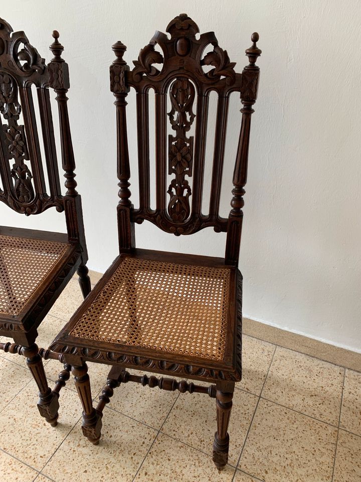2 Antike Stühle  von 1880 flämisch alt Retro Antik Deko Stuhl in Wilhelmshaven