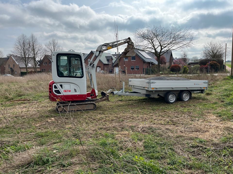 Bagger Takeuchi 1,8t - Baggerarbeiten in Hückelhoven