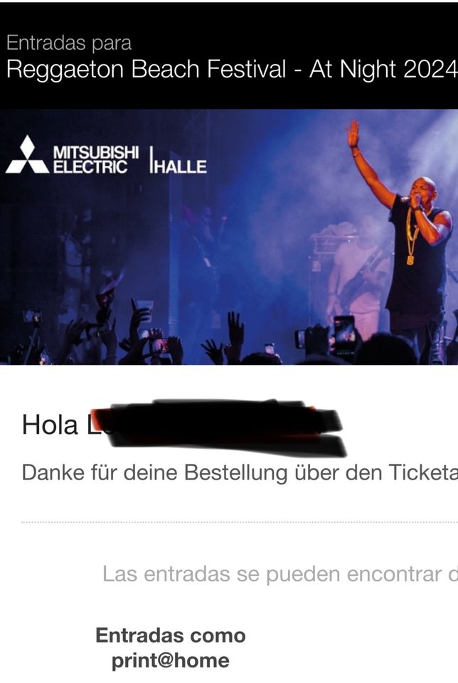 2 Tickets Reggaeton Beach Düsseldorf in Berlin