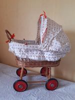 Nostalgie PUPPENWAGEN Korbwagen Kinderwagen Korbgeflecht Nestchen Schleswig-Holstein - Kühsen Vorschau