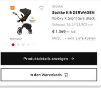 KINDERWAGEN STOKKE XPLORY X SIGNATURE BLACK München - Maxvorstadt Vorschau
