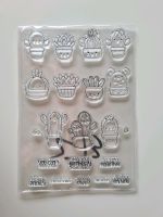 Clear stamps Silikonstempel Kaktus Kakteen Wandsbek - Hamburg Dulsberg Vorschau