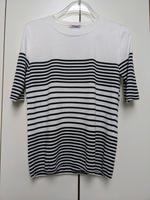 Orsay Strickpullover kurzarm geringelt weiß/schwarz Größe M neu Berlin - Marienfelde Vorschau