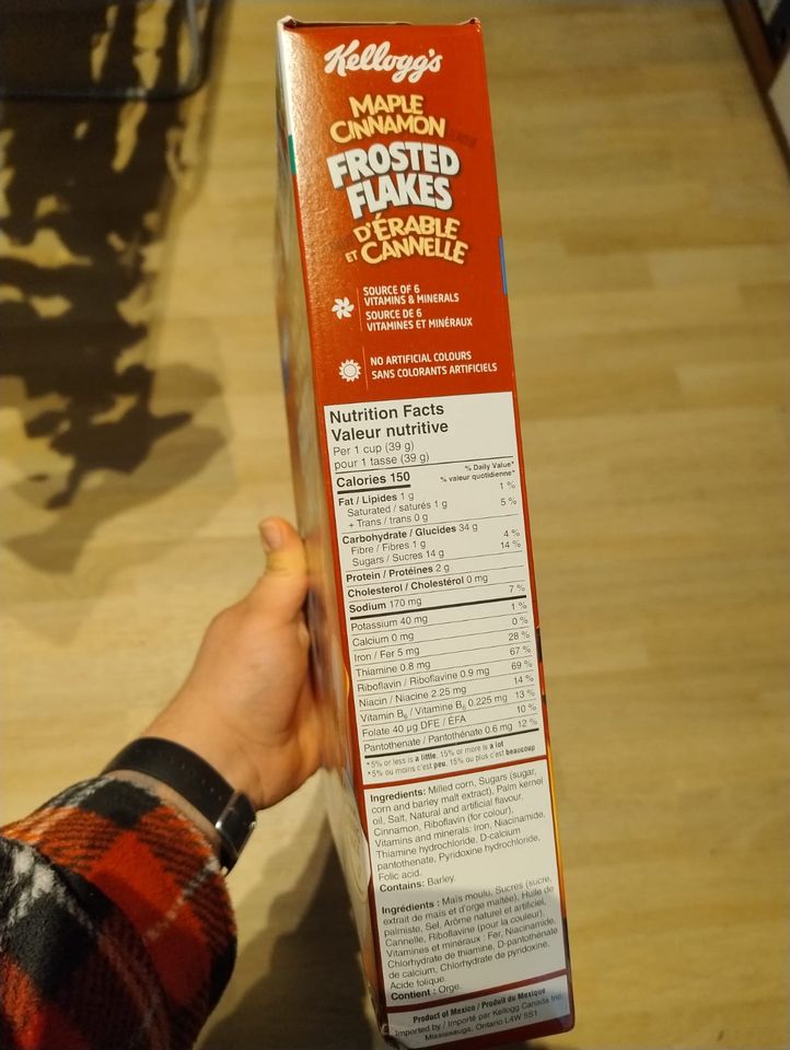 Kellogs Frosted Flakes Maple Cinnamon 435g | Kanadischer Import in Potsdam