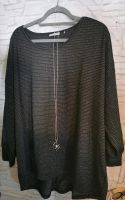 Damen Pullover mit silber Streifen und Kette in Größe 54 Rheinland-Pfalz - Leisel Vorschau