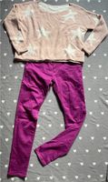 Set Pulli jeans hose Pink Lila rosa rose violett Sterne S M 36 38 Bayern - Kempten Vorschau