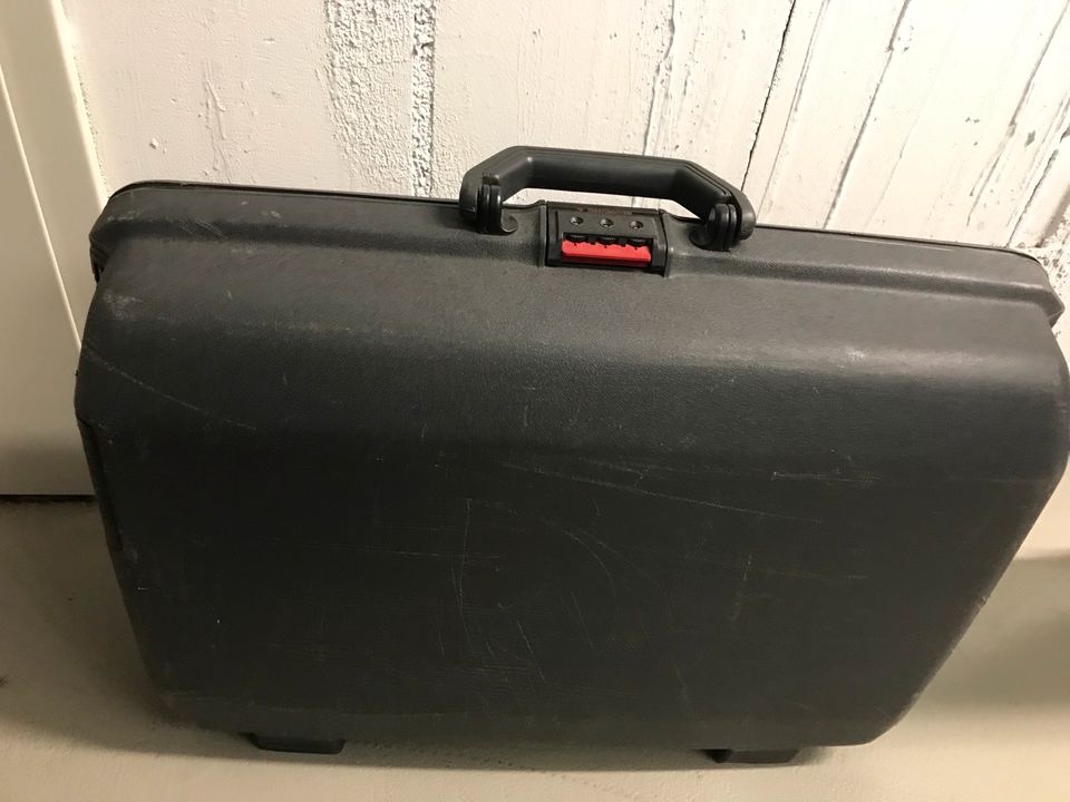 Samsonite Hartschalenkoffer dunkelgrau in Düsseldorf