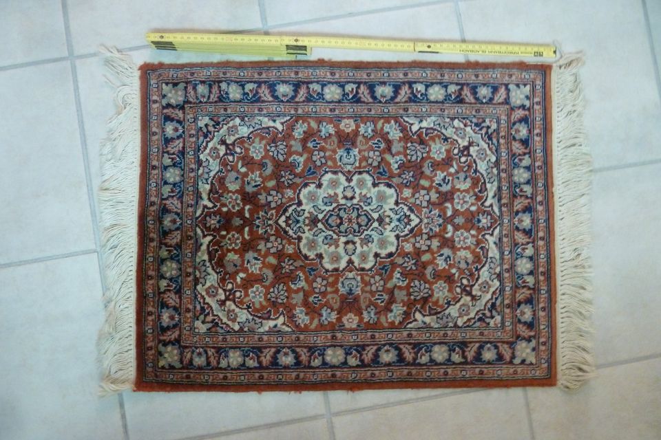 Teppich Keshan Persien 230 x 140 blau rot Perser in Düsseldorf