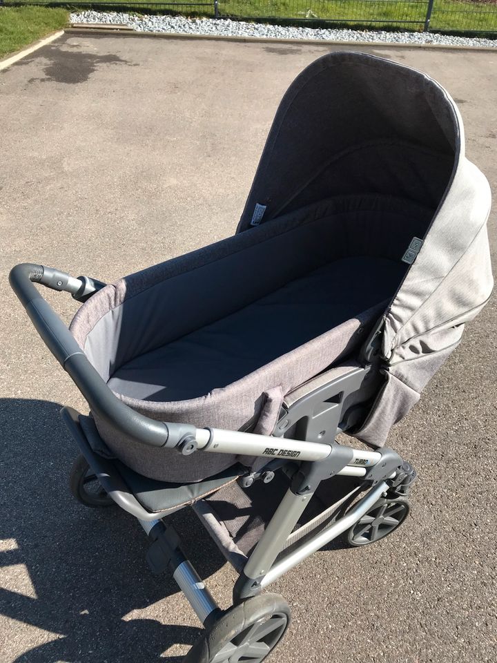 Kinderwagen ABC Turbo 4 in Murg