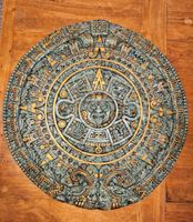 Azteken Stein der Sonne, Totem Relief, Totem Buchstützen, Mexiko Rheinland-Pfalz - Nickenich Vorschau