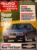 Auto Motor Sport Juli 1990 190 EVO M3 3000 GT Ford BMW 3er E36 Sachsen - Oppach Vorschau